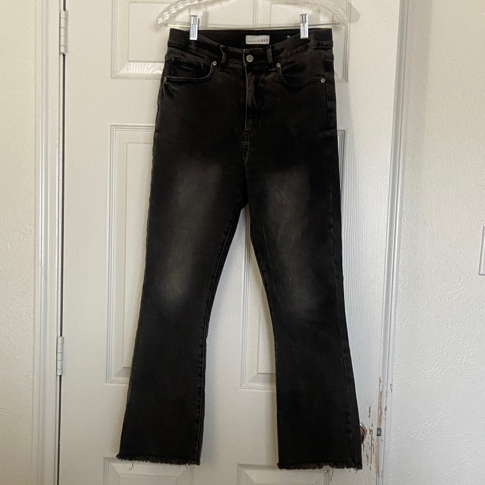 LOFT Charcoal Denim Pants